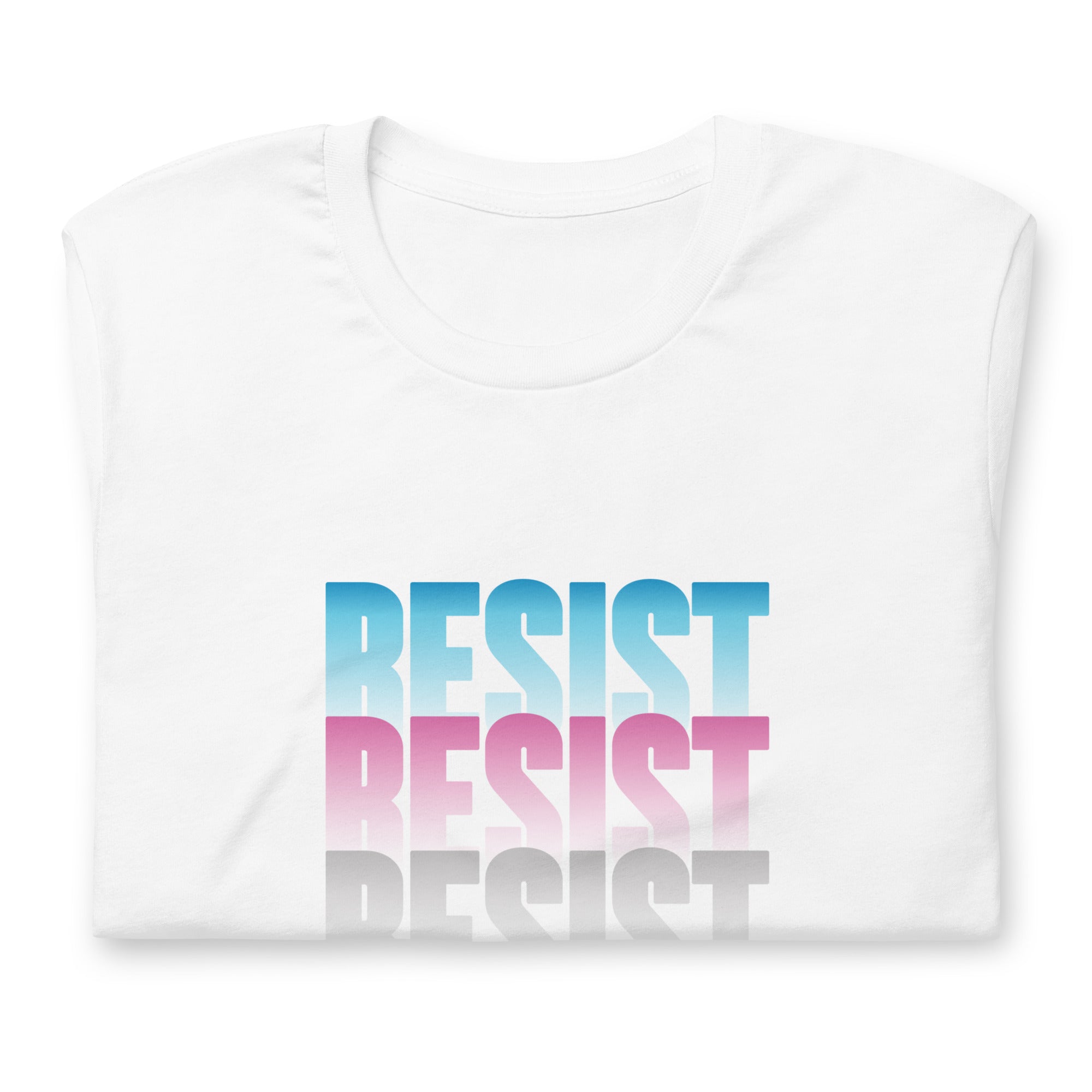 Trans Pride Flag Fade Resist T-Shirt T-shirts The Rainbow Stores