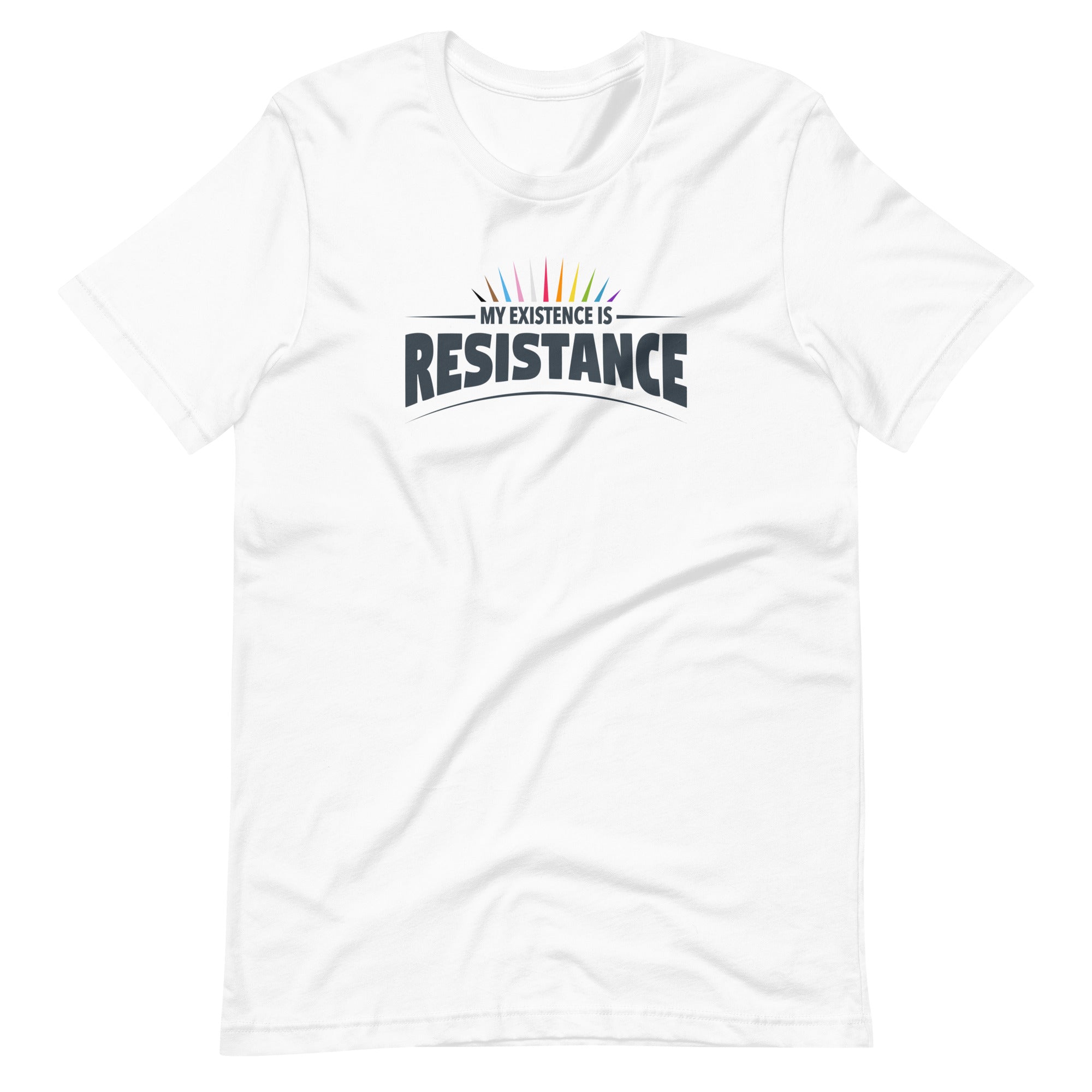 My Existence Is Resistance Rainbow Pride T-Shirt T-shirts The Rainbow Stores